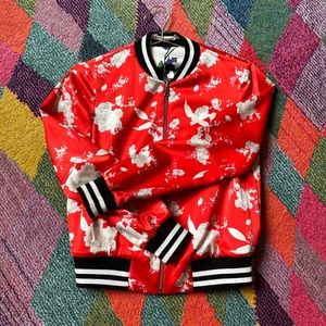 Alice + Olivia reversible silk jacket